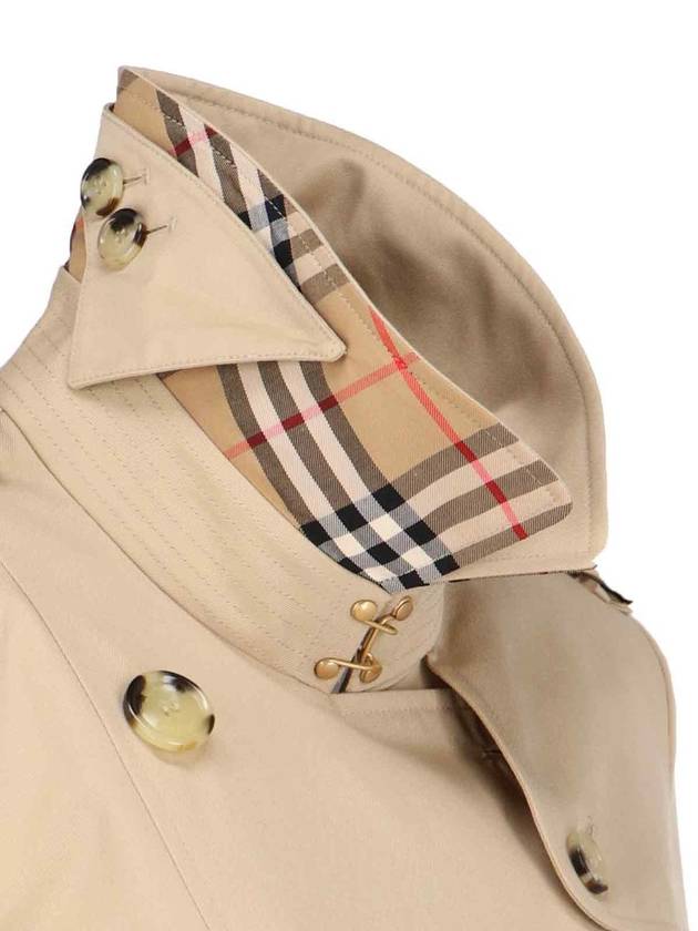 Short Chelsea Heritage Trench Coat Beige - BURBERRY - BALAAN 5