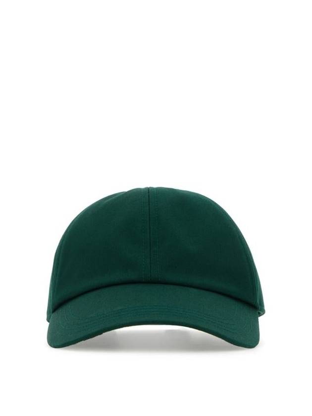 Cotton Blend Ball Cap Ivy - BURBERRY - BALAAN 2