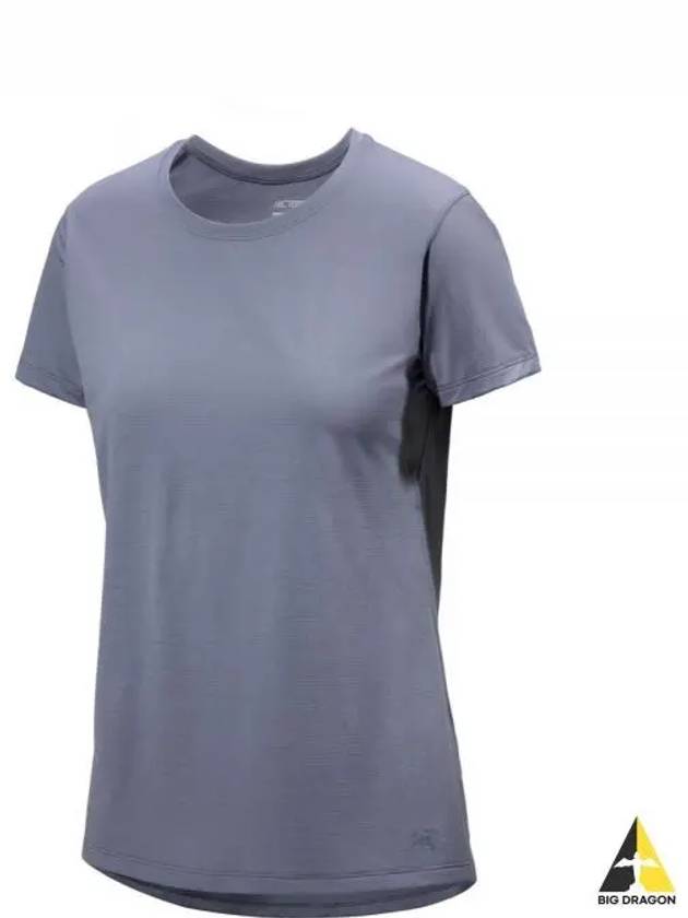 Taema Crew Neck Short Sleeve T-Shirt Stratus - ARC'TERYX - BALAAN 2