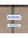 Check Cashmere Scarf Beige - BURBERRY - BALAAN 5