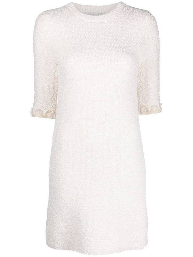 short dress RWDR9032K006P23 02 white - LANVIN - BALAAN 2