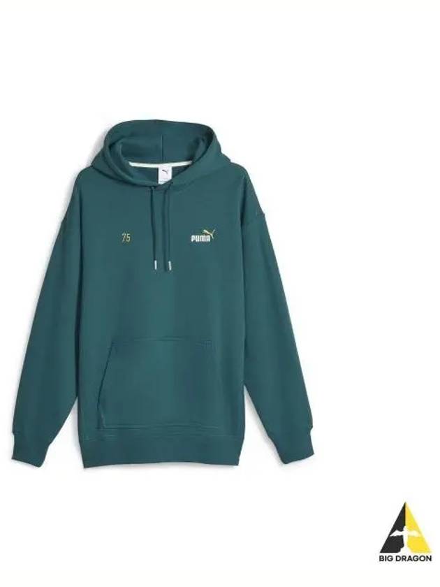 No 1 Logo Celebration Hooded Sweatshirt Green 621740 43 - PUMA - BALAAN 1