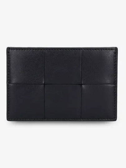 Intrecciato Cassette Card Wallet Black - BOTTEGA VENETA - BALAAN 2