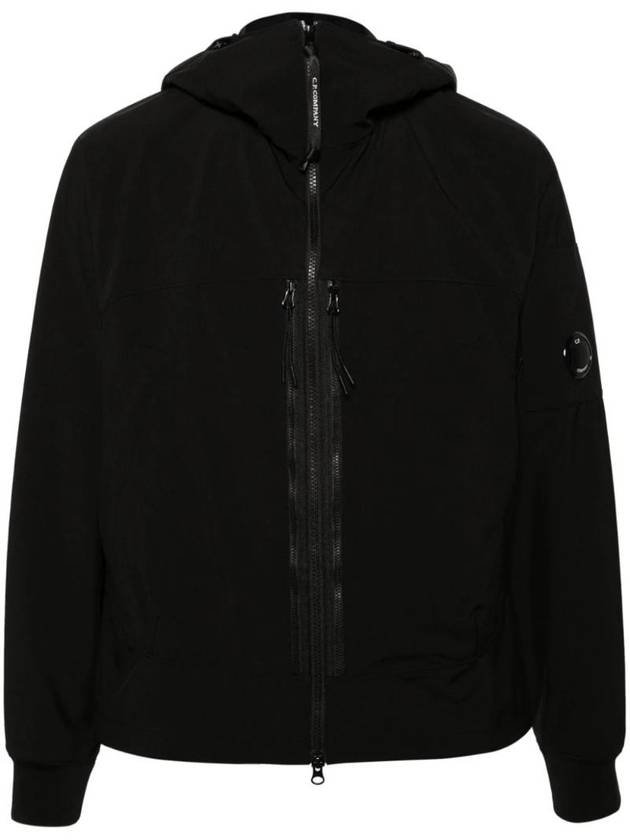 Shell R Hooded Jacket Black - CP COMPANY - BALAAN 1