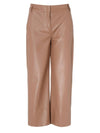 Soprano Poly Straight Pants Brown - S MAX MARA - BALAAN 1