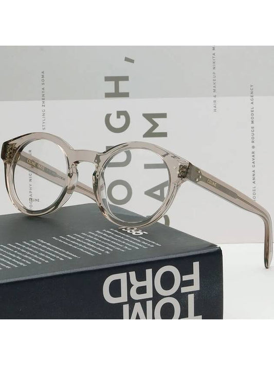 Glasses frame CL50091I 059 transparent round horn - CELINE - BALAAN 2