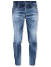 Cool Guy Washing Slim Jeans Navy - DSQUARED2 - BALAAN 3