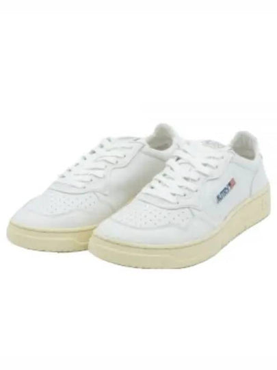 Medalist Goatskin Low Top Sneakers White - AUTRY - BALAAN 2