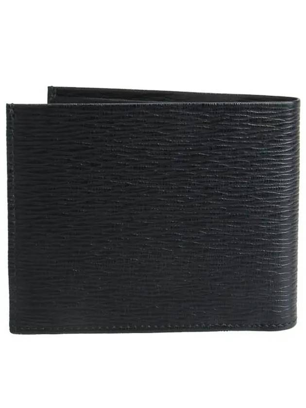 Gancini Half Wallet Black - SALVATORE FERRAGAMO - BALAAN 5