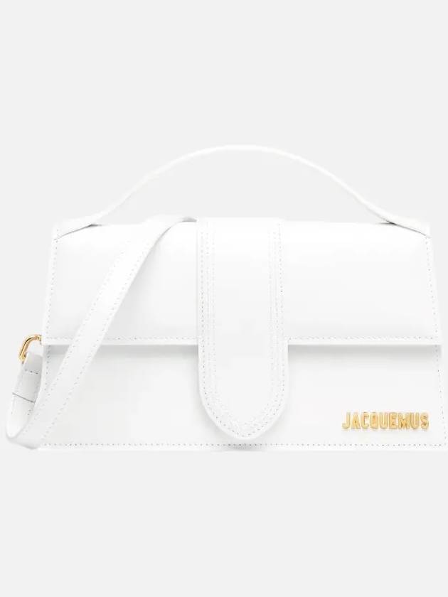 Le Chiquito Noeud Coiled Leather Tote Bag White - JACQUEMUS - BALAAN 3