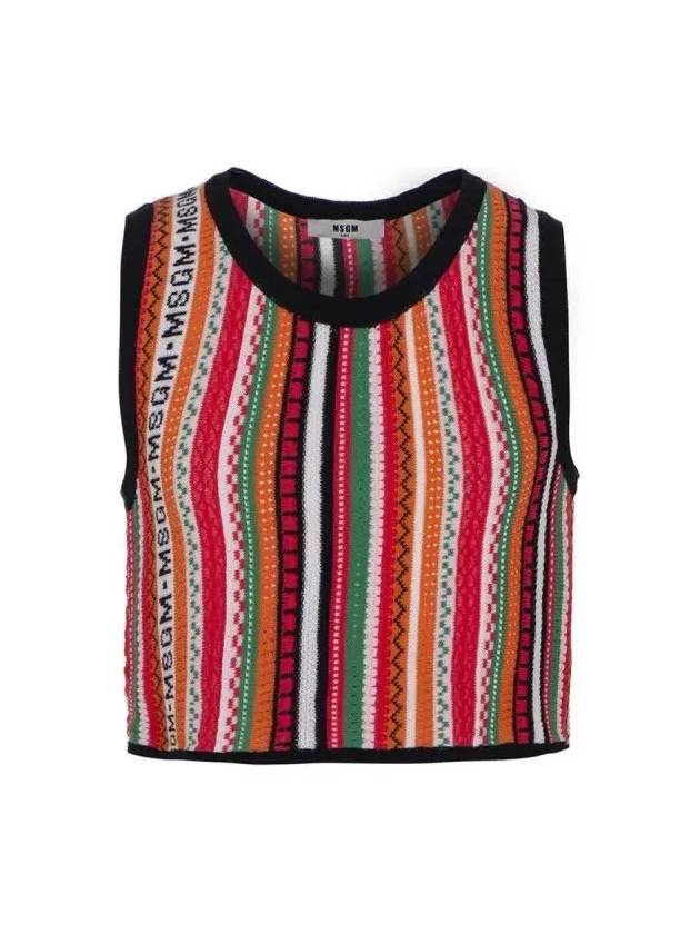 Kids Striped Vest Multi S4MSJGTA165 044 - MSGM - BALAAN 2