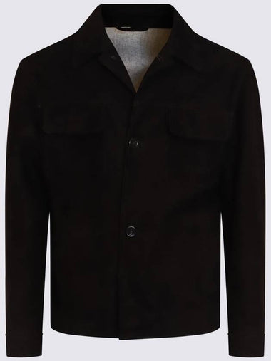 Lardini Black Leather Jacket - RVR LARDINI - BALAAN 1