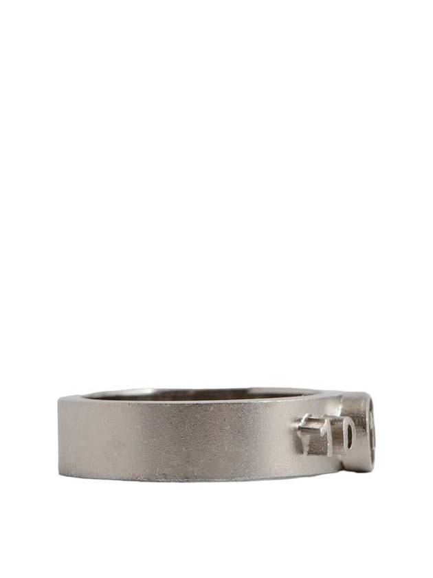 numbering engraved logo ring silver - MAISON MARGIELA - BALAAN 3