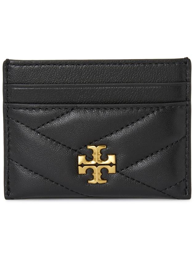 Kira Chevron Logo Card Wallet Black - TORY BURCH - BALAAN 2