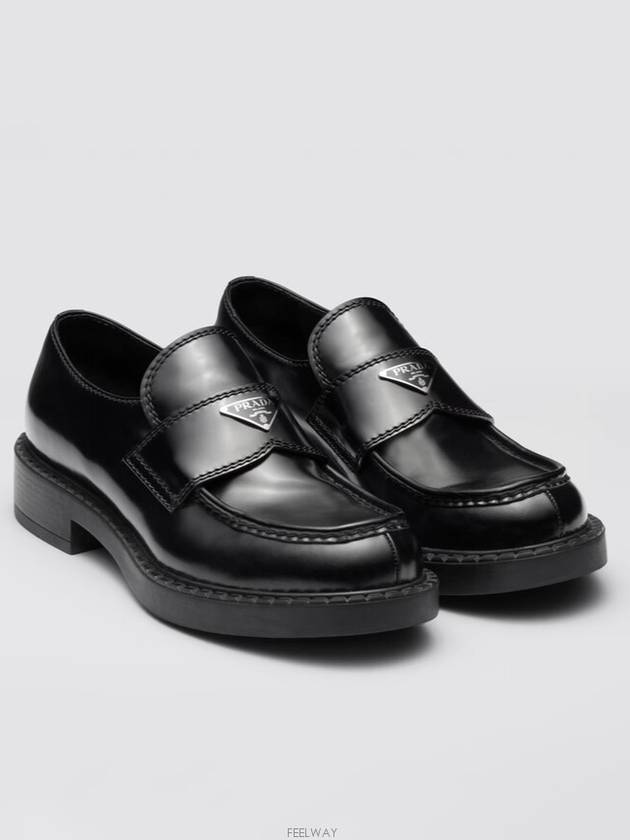 Lux You 8 5 Triangle logo brushed loafers 2DE127 - PRADA - BALAAN 7