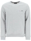 Item Logo Cotton Sweatshirt Grey - A.P.C. - BALAAN 1