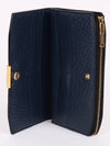 Alvington Navy two tone zipper long wallet - BURBERRY - BALAAN 9