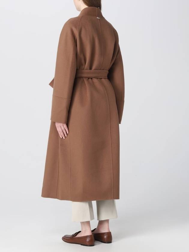 Virgin Wool Single Coat Brown Bronze - S MAX MARA - BALAAN 4