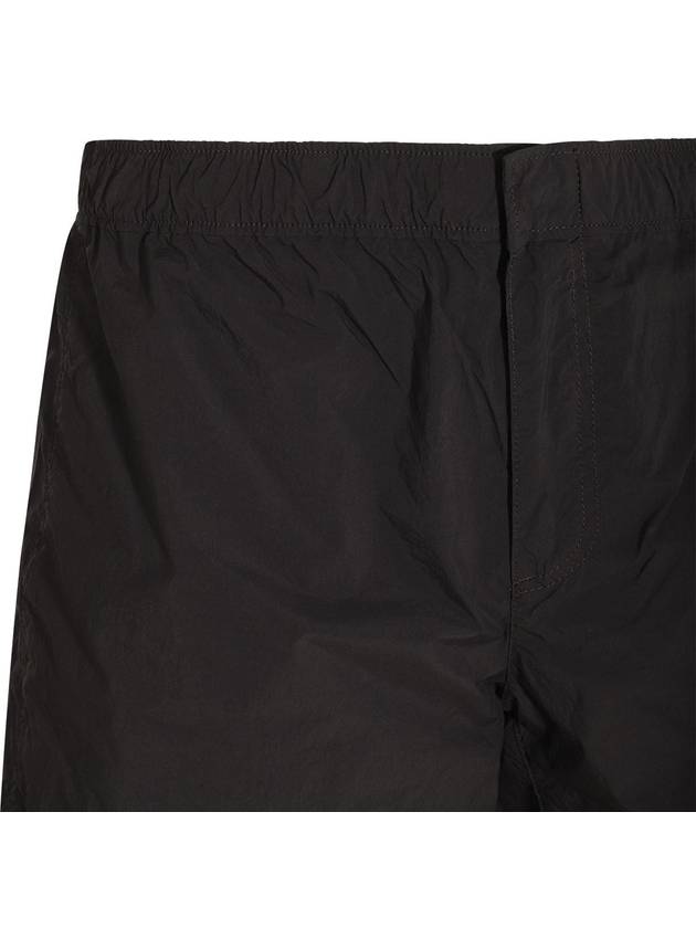 Tactel Stretch Nylon Shorts Black - TEN C - BALAAN 4