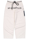 BBD No Sympathy Wide Cotton Pants Ivory - BLACKBLOND - BALAAN 3