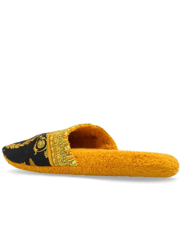 I Love Baroque Slippers Yellow - VERSACE - BALAAN 7