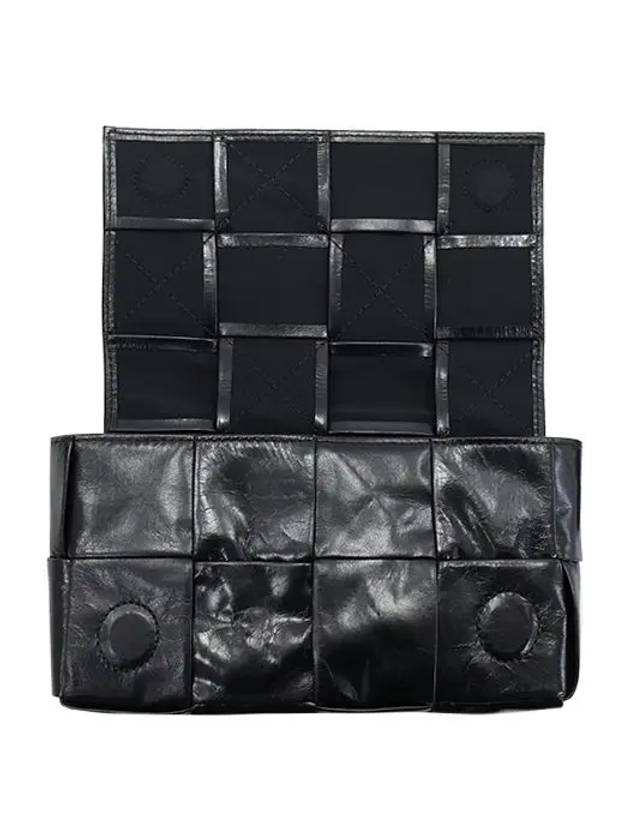 Intrecciato Cassette Mini Belt Bag Black - BOTTEGA VENETA - BALAAN 6