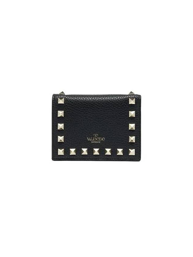 Valentino 3W2P0P39 VSH 0NO P0P39 Rockstud Half Wallet - RED VALENTINO - BALAAN 1