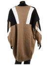 Women's Maxi Wool Sweater Brown NMA377V B624C - NEIL BARRETT - BALAAN 2