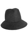 Women's FAL3434 M006 My Journey Bucket Hat Charcoal - LORO PIANA - BALAAN 2