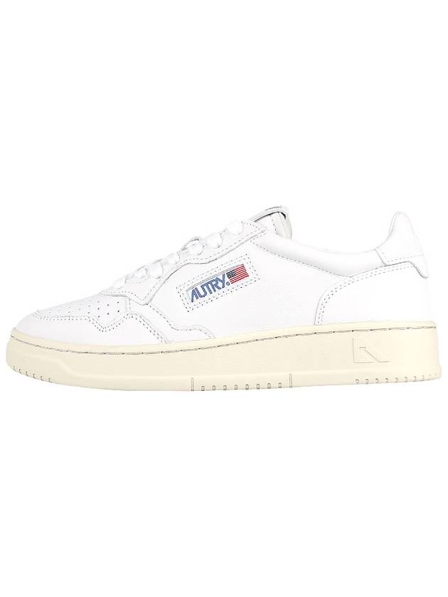 Medalist Goatskin Low Top Sneakers White - AUTRY - BALAAN 4