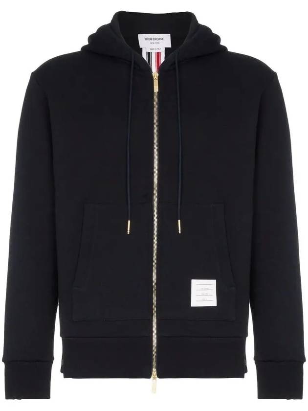 Center Back RWB Striped Loopback Jersey Hooded Zip Up - THOM BROWNE - BALAAN 2