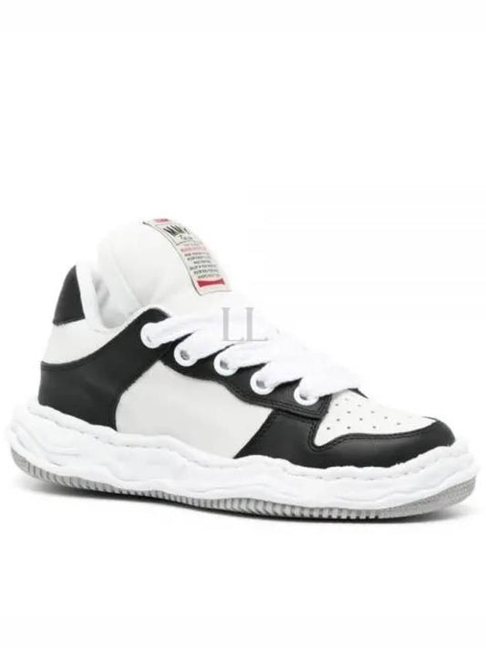 OG Sole Leather Low Top Sneakers Black - MIHARA YASUHIRO - BALAAN 2