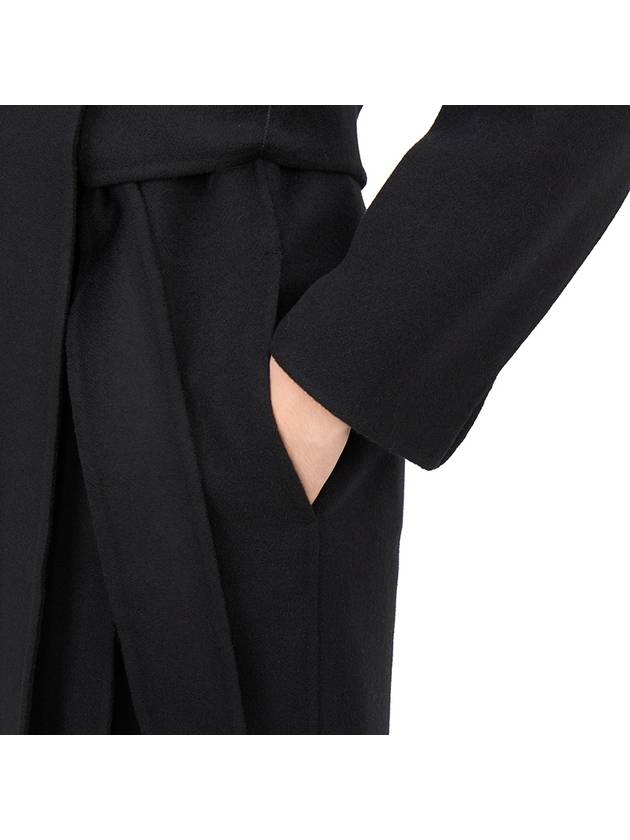 Poldo long wool single coat black - MAX MARA - BALAAN 10