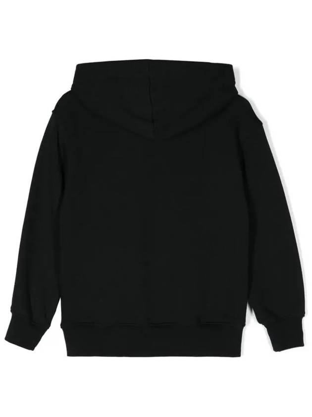 Kids Logo Hoodie Black F4MSJUHS057 110 - MSGM - BALAAN 3