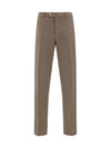 Straight Pants M252DI1770 C6317 BROWN - BRUNELLO CUCINELLI - BALAAN 1