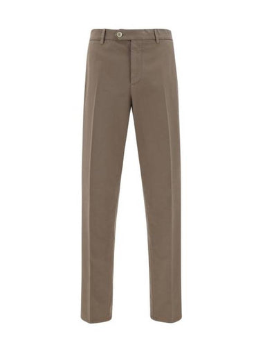 Straight Pants M252DI1770 C6317 BROWN - BRUNELLO CUCINELLI - BALAAN 1