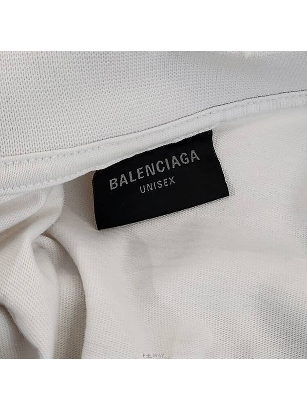 Tape type logo short sleeve L705695 - BALENCIAGA - BALAAN 6