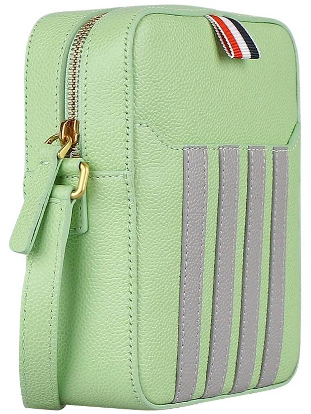 4-Bar Stripe Camera Cross Bag Green - THOM BROWNE - BALAAN 5