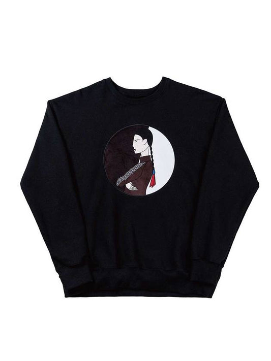 Minhwa N1 Sweatshirt BLACK - ASIHA - BALAAN 1