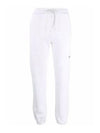 Logo Banding Cotton Track Pants White - MSGM - BALAAN 1