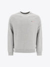 Men's Fox Patch Sweatshirt Gray FM00322KM0001 GRM - MAISON KITSUNE - BALAAN 2