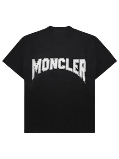 104156 Logo Print Tee 8C00011 M2643 999 - MONCLER - BALAAN 1