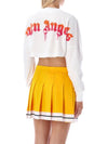 Hooded Sweatshirt PWAB023F22JER0020132 White - PALM ANGELS - BALAAN 6