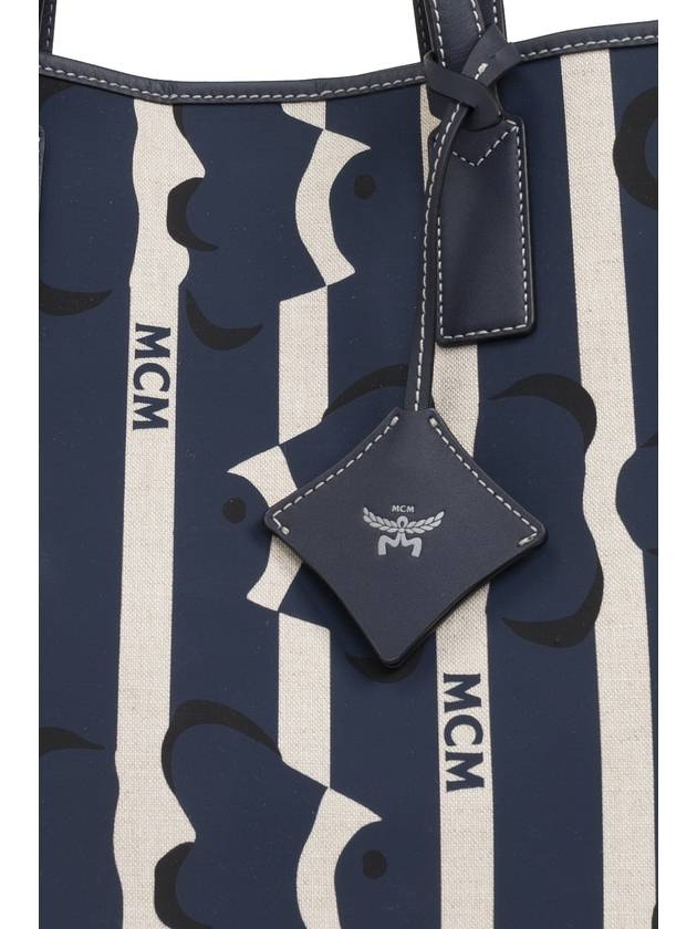 MCM Shopper' Bag, Women's, Navy Blue - MCM - BALAAN 7