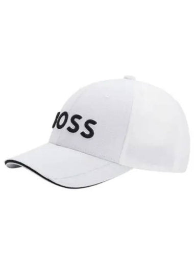 Embroidered Logo Ball Cap White - HUGO BOSS - BALAAN 1