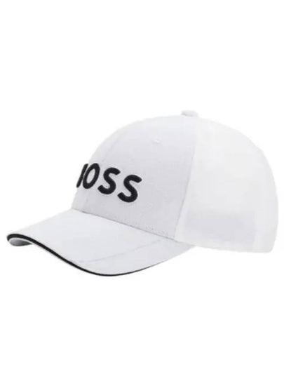 Green BOSS Cap US 1 50519247 100 embroidered logo knit ball - HUGO BOSS - BALAAN 2