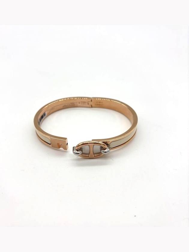 Mini Clic Chaine D'Ancre Bracelet Rose Gold - HERMES - BALAAN 4