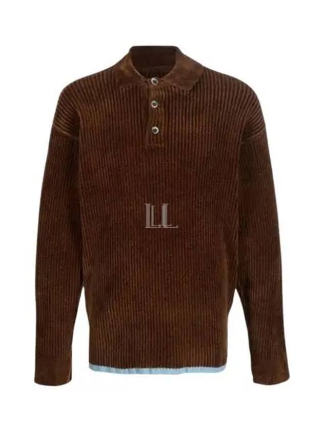 Men's Duci Chenille Knit Top Brown - JACQUEMUS - BALAAN 2