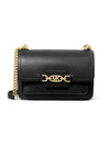 Gold Heather Large Leather Shoulder Bag Black - MICHAEL KORS - BALAAN 1