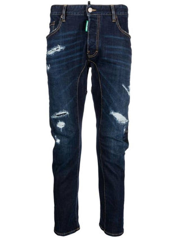 Tidy Biker Jeans Blue - DSQUARED2 - BALAAN 1